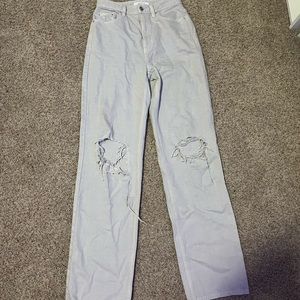 gray size 26 90s boyfriend jeans from pacsun